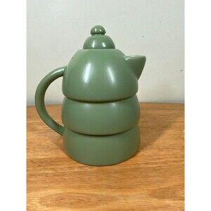 Design Studio Sage Green Beehive Teapot Modern Decorative Kitchen Décor MSRF Inc